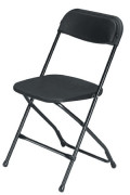 black folding chair 2
